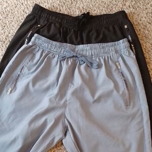 Black and Gray Jogger Pants Set